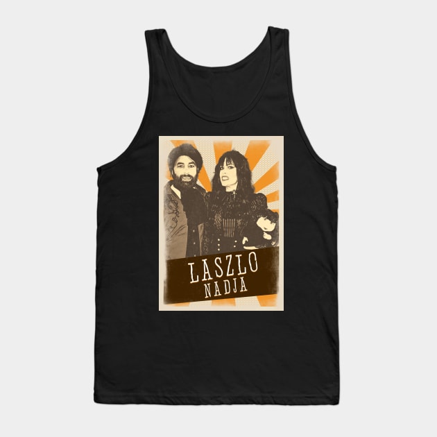 Vintage Aesthetic Laszlo and Nadja Tank Top by SkulRose